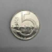 Reverso de 5 Korun, 2008