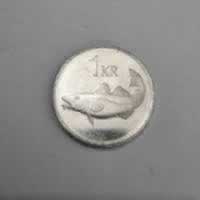 Reverso de 1 Króna, 1999