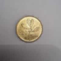 Reverso de 20 Lire, 1980 R