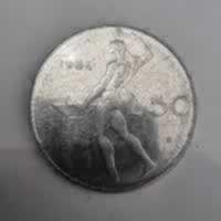Reverso de 50 Lire, 1984 R