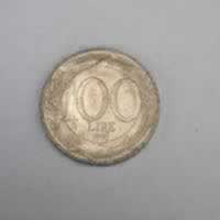 Reverso de 100 Lire, 1998 R