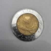 Reverso de 500 Lire, ND-1998 R