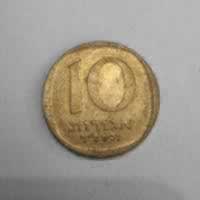 Reverso de 10 Agorot, 1960 - 1977