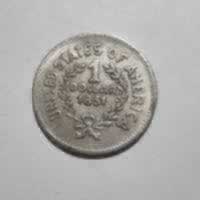 Reverso de 1 Dollar, 1851