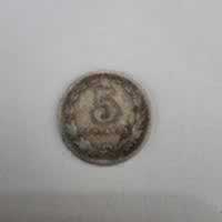 Reverso de 5 Centavos, 1915