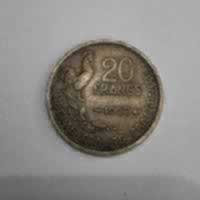 Reverso de 20 Francs, 1950
