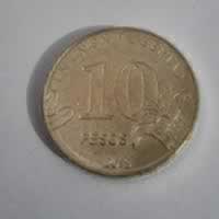 Reverso de 10 Pesos, 2019