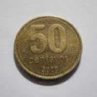 Reverso de 50 Centavos, 2010