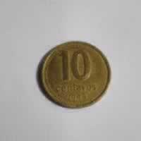 Reverso de 10 Centavos, 1993