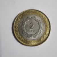 Reverso de 2 Pesos, 2011