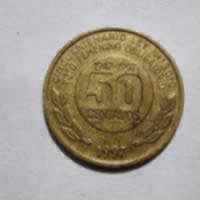 Reverso de 50 Centavos, 1997