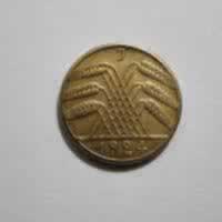 Anverso de 10 Rentenpfennig, 1924