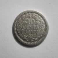 Reverso de 10 Cents, 1917
