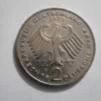 Reverso de 2 Mark, 1973 G