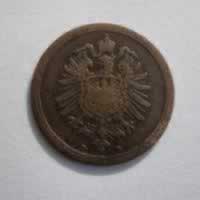 Anverso de 1 Pfennig, 1875 D