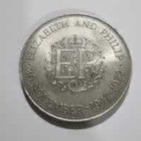 Reverso de 25 New Pence, ND-1972