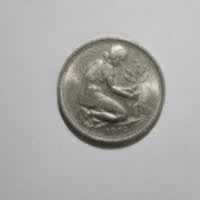 Anverso de 50 Pfennig, 1974 D