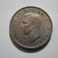 Anverso de 1 Florin (Two Shillings), 1949