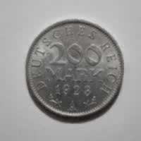 Reverso de 200 Mark, 1923 A