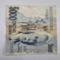 Anverso de 5000 Cruzeiros, ND (1990-93) c