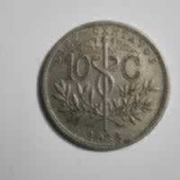 Reverso de 10 Centavos, 1936