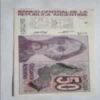 Anverso de 50 Australes, ND (1986-89)