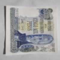 Anverso de 5000 Pesos, ND (1977-83)
