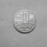 Reverso de 10 Groschen, 1994