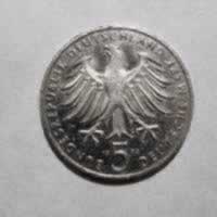 Reverso de 5 Mark, 1983 G