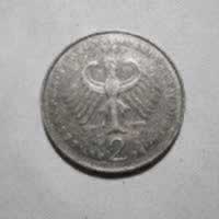 Reverso de 2 Mark, 1989 F