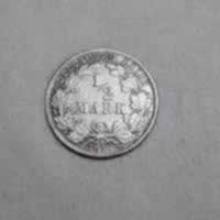 Reverso de 1/2 Mark, 1918 J