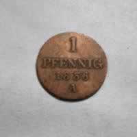 Reverso de 1 Pfennig, 1836 A