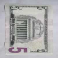Reverso de 5 Dollars, 2013
