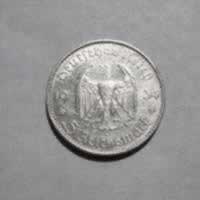Reverso de 5 Reichsmark, 1934 E
