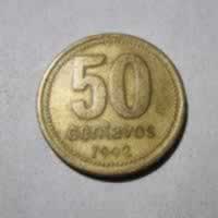 Reverso de 50 centavos, 1992