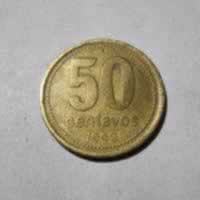 Reverso de 50 centavos, 1993