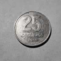 Reverso de 25 centavos, 1996