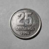 Reverso de 25 centavos, 1994