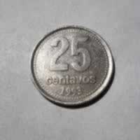 Reverso de 25 centavos, 1993