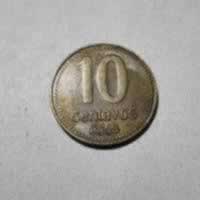 Reverso de 10 centavos, 2008
