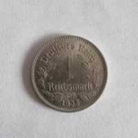 Reverso de 1 Reichsmark, 1935 A