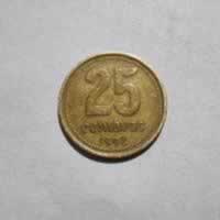 Reverso de 25 Centavos, 1992