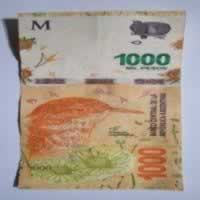 Anverso de 1000 pesos, 2019