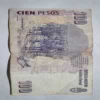 Reverso de 100 Pesos, ND (2003)