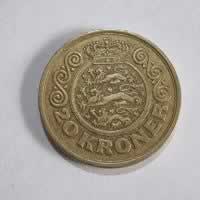 Reverso de 20 Kroner, 1990