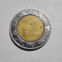 Reverso de 2 Pesos, 2013 Mo