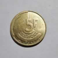 Reverso de 5 Francs, 1986