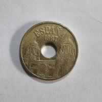 Anverso de 25 Pesetas, 1997