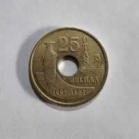 Reverso de 25 Pesetas, 1997