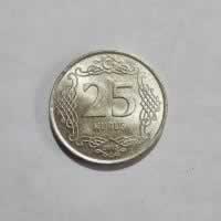 Reverso de 25 Kurus, 2015